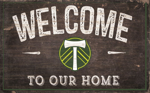Portland Timbers Welcome To Our Home Sign - 11
