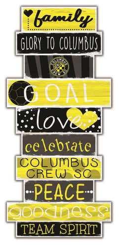 Columbus Crew Celebrations Stack Wood Sign -24