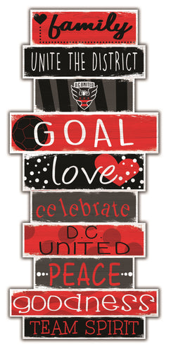 D.C. United Celebrations Stack Wood Sign -24