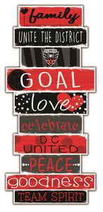 D.C. United Celebrations Stack Wood Sign -24"