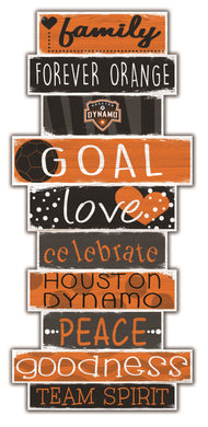 Houston Dynamo Celebrations Stack Wood Sign -24
