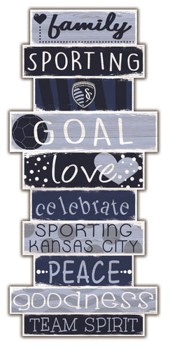 Sporting KC Celebrations Stack Wood Sign -24