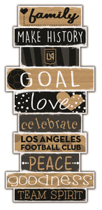 Los Angeles FC Celebrations Stack Wood Sign -24"'