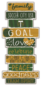 Portland Timbers Celebrations Stack Wood Sign -24"