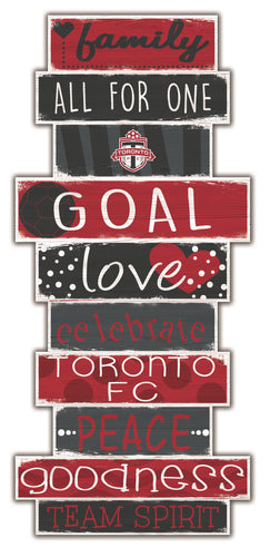 Toronto FC Celebrations Stack Wood Sign