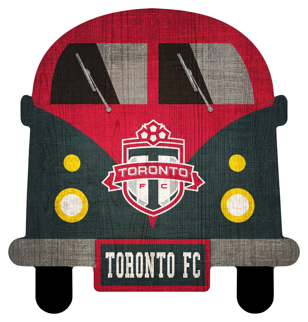 Toronto FC Team Bus Wood Sign