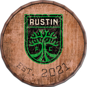 Austin FC Established Date Barrel Top - 24"