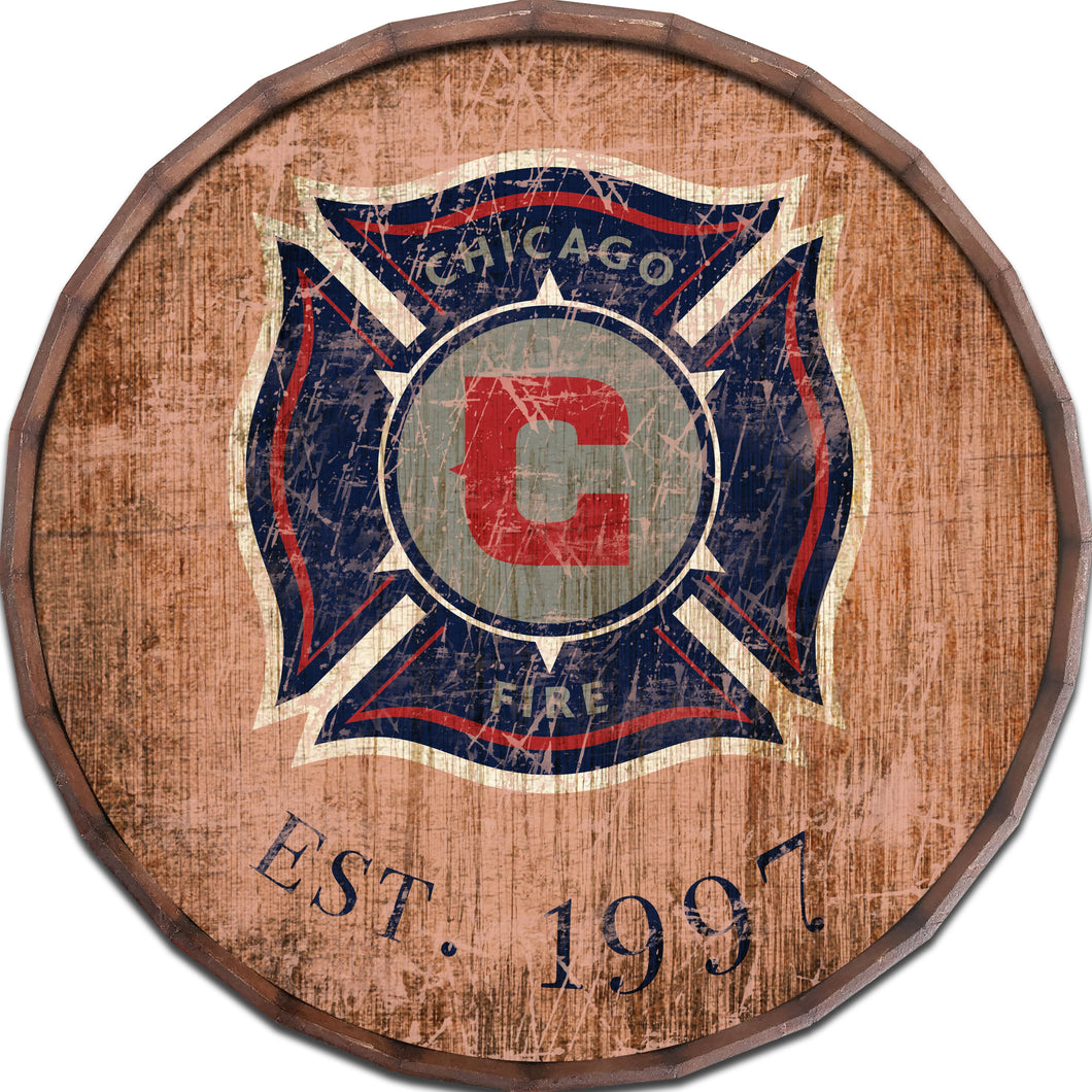 Chicago Fire Established Date Barrel Top - 16
