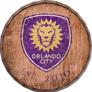 Orlando City Established Date Barrel Top - 24"