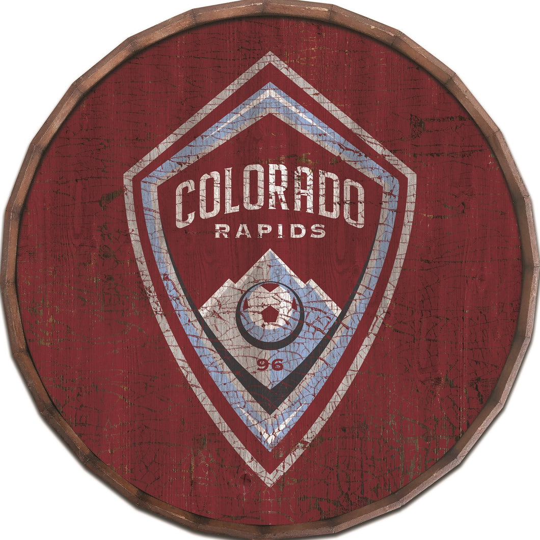 Colorado Rapids Cracked Color Barrel Top - 24