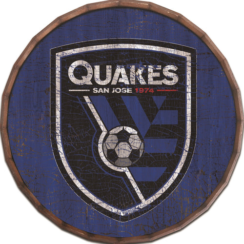 San Jose Earthquakes Cracked Color Barrel Top - 16