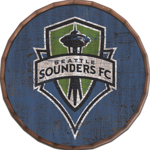 Seattle Sounders Cracked Color Barrel Top - 16