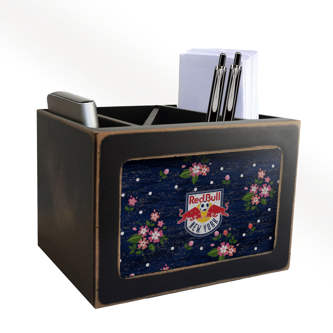 New York Red Bulls Floral Desktop Organizer