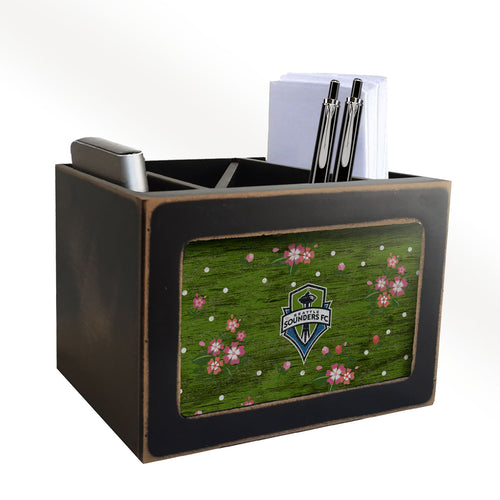 Seattle Sounders Floral Desktop Organizer