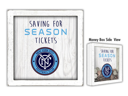 New York City FC Saving for Tickets Money Box