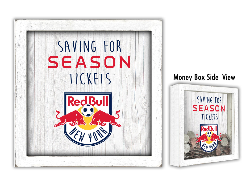 New York Red Bulls Saving for Tickets Money Box