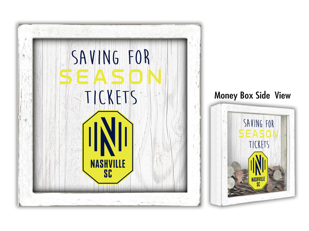 Nashville SC Saving for Tickets Money Box