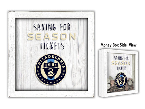 Philadelphia Union Saving for Tickets Money Box