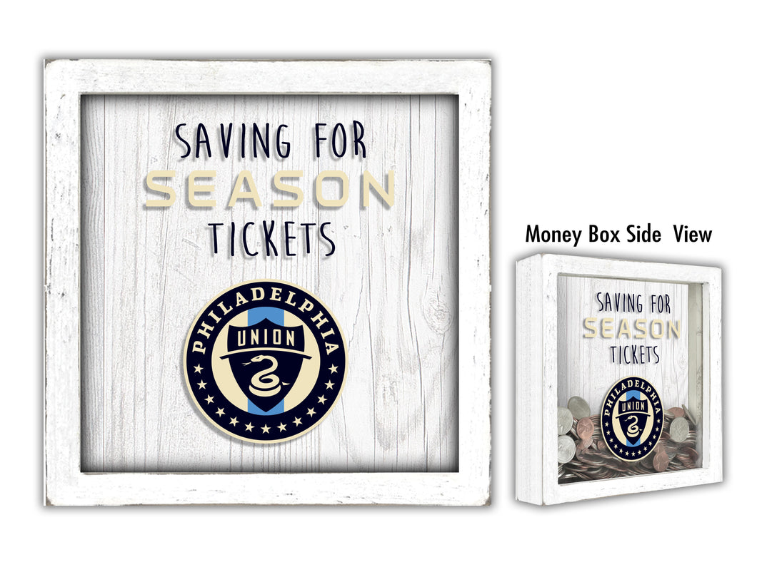 Philadelphia Union Saving for Tickets Money Box