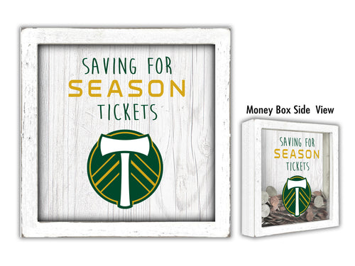 Portland Timbers Saving for Tickets Money Box