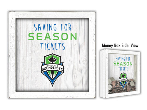 Seattle Sounders Saving for Tickets Money Box