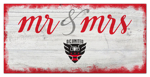 D.C. United Mr. & Mrs. Script Wood Sign - 6