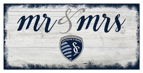 Kansas City Sporting Mr. & Mrs. Script Wood Sign - 6