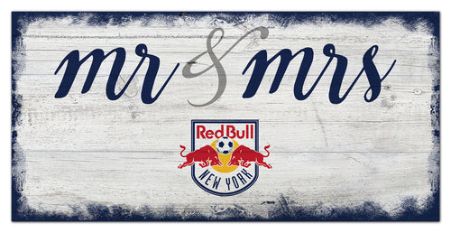 New York Red Bulls Mr. & Mrs. Script Wood Sign - 6