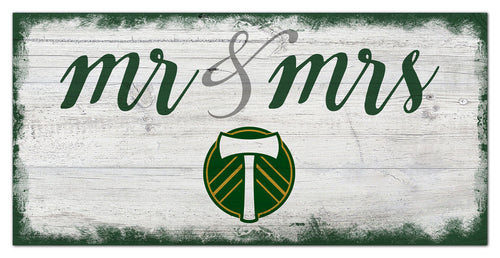 Portland Timbers Mr. & Mrs. Script Wood Sign - 6