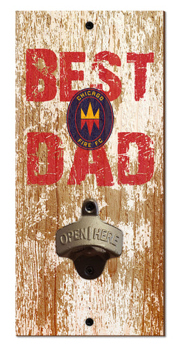 Chicago Fire Best Dad Bottle Opener