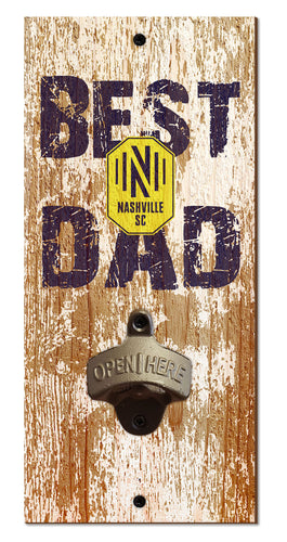 Nashville SC Best Dad Bottle Opener