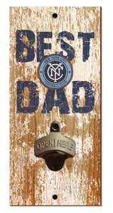 New York City FC Best Dad Bottle Opener
