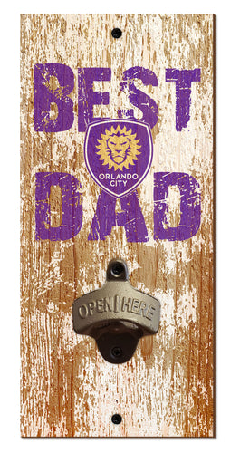 Orlando City Best Dad Bottle Opener
