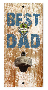 Seattle Sounders Best Dad Bottle Opener