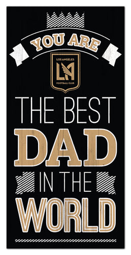 Los Angeles FC Best Dad Wood Sign - 6