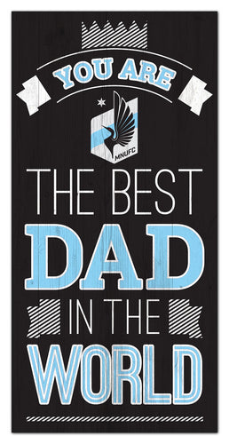 Minnesota United Best Dad Wood Sign - 6