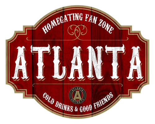 Atlanta United Homegating Wood Tavern Sign