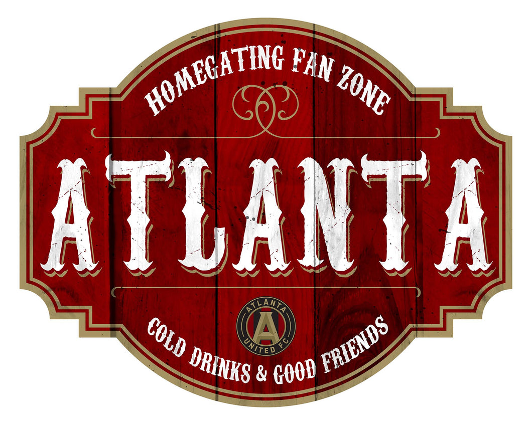 Atlanta United Homegating Wood Tavern Sign