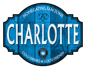Charlotte FC Homegating Wood Tavern Sign