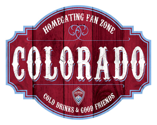 Colorado Rapids Homegating Wood Tavern Sign