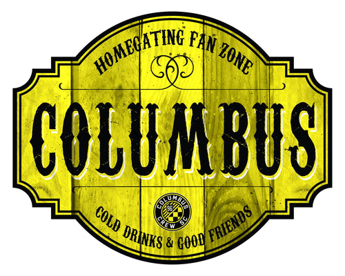 Columbus Crew Homegating Wood Tavern Sign