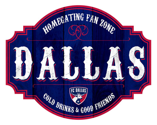 FC Dallas Homegating Wood Tavern Sign