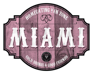 Inter Miami CF Homegating Wood Tavern Sign