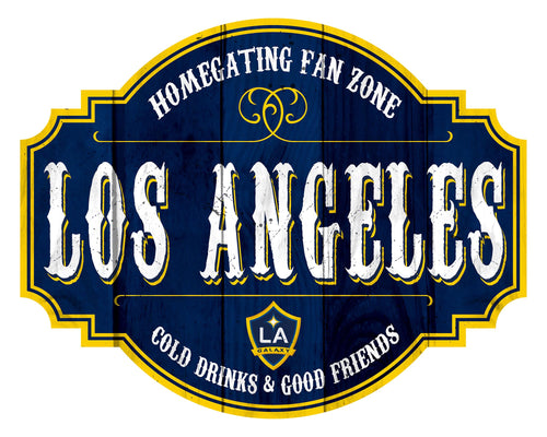 LA Galaxy Homegating Wood Tavern Sign
