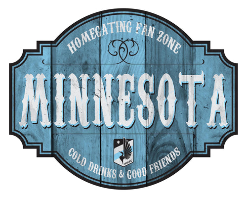 Minnesota United Homegating Wood Tavern Sign
