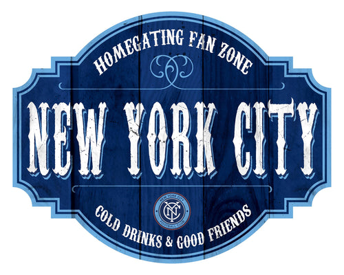 New York City FC Homegating Wood Tavern Sign