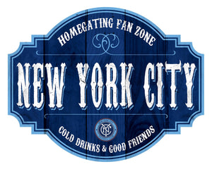 New York City FC Homegating Wood Tavern Sign