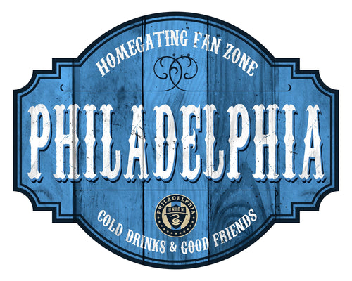 Philadelphia Union Homegating Wood Tavern Sign