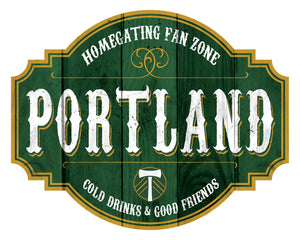 Portland Timbers Homegating Wood Tavern Sign 