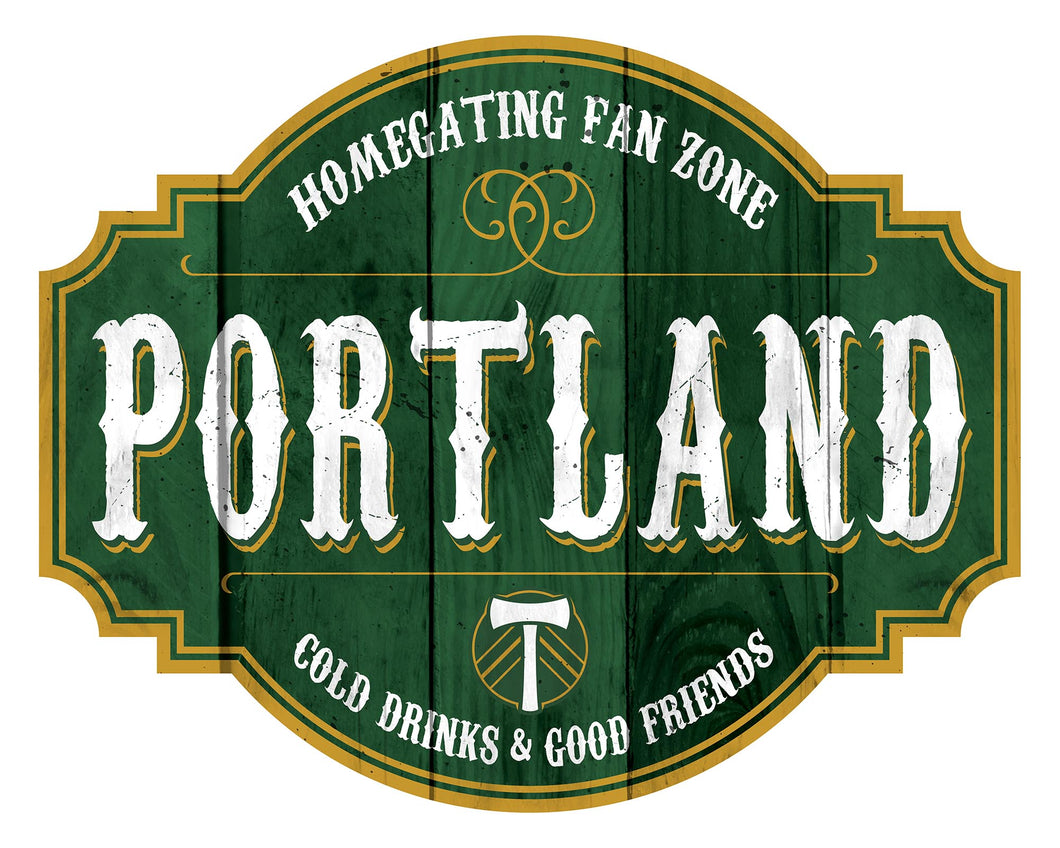 Portland Timbers Homegating Wood Tavern Sign 